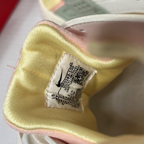 Nike Huarache Run (GS) Big Kids' Shoes Summit White-Citron Tint DR0163-100 - Picture 9 of 11